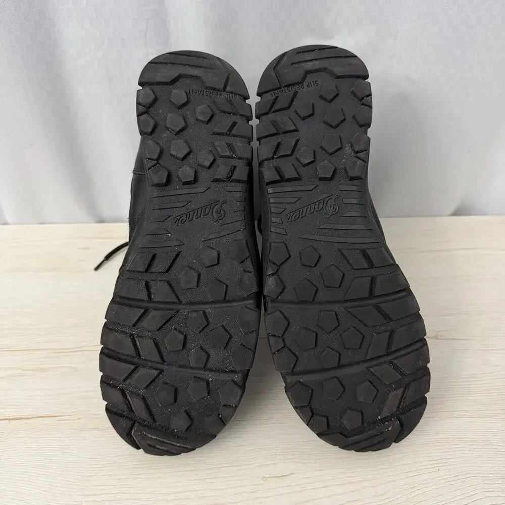 Danner Lookout Side Zip 8in Boots Mens Size 10 Black Tactical Work Police